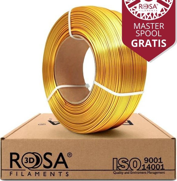 ROSA3D Náhradní filc PLA-Silk 1,75 mm zlatý 1 kg
