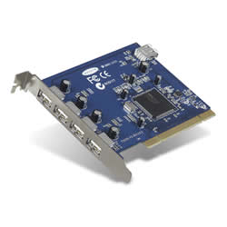 Belkin USB 2.0 vysokorýchlostné PCI karta 5 portov