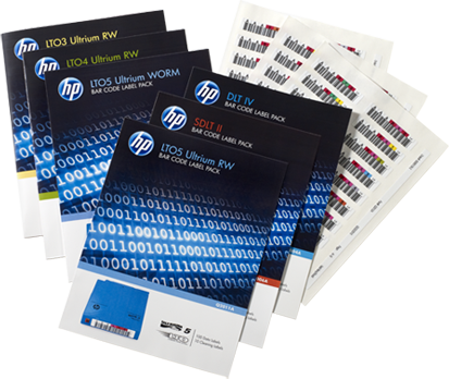 Q2013A HP LTO-6 Ultrium RW Bar Code Label Pack