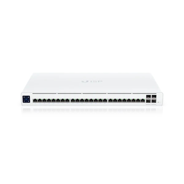 Ubiquiti UISP Switch Pro - 24x Gbit RJ45 port, 4x SFP+ port, 16x PoE Out 27V, (PoE budget 220W)
