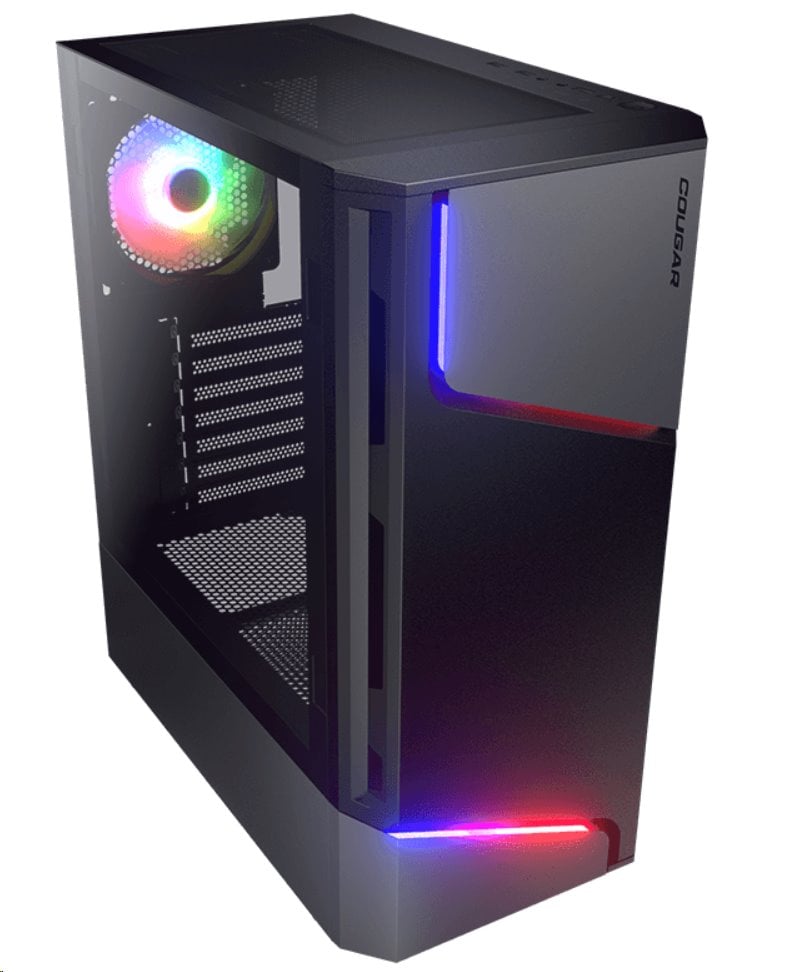 COUGAR PC skříň MX360 Mid Tower Tempered glass cover 120mm fan