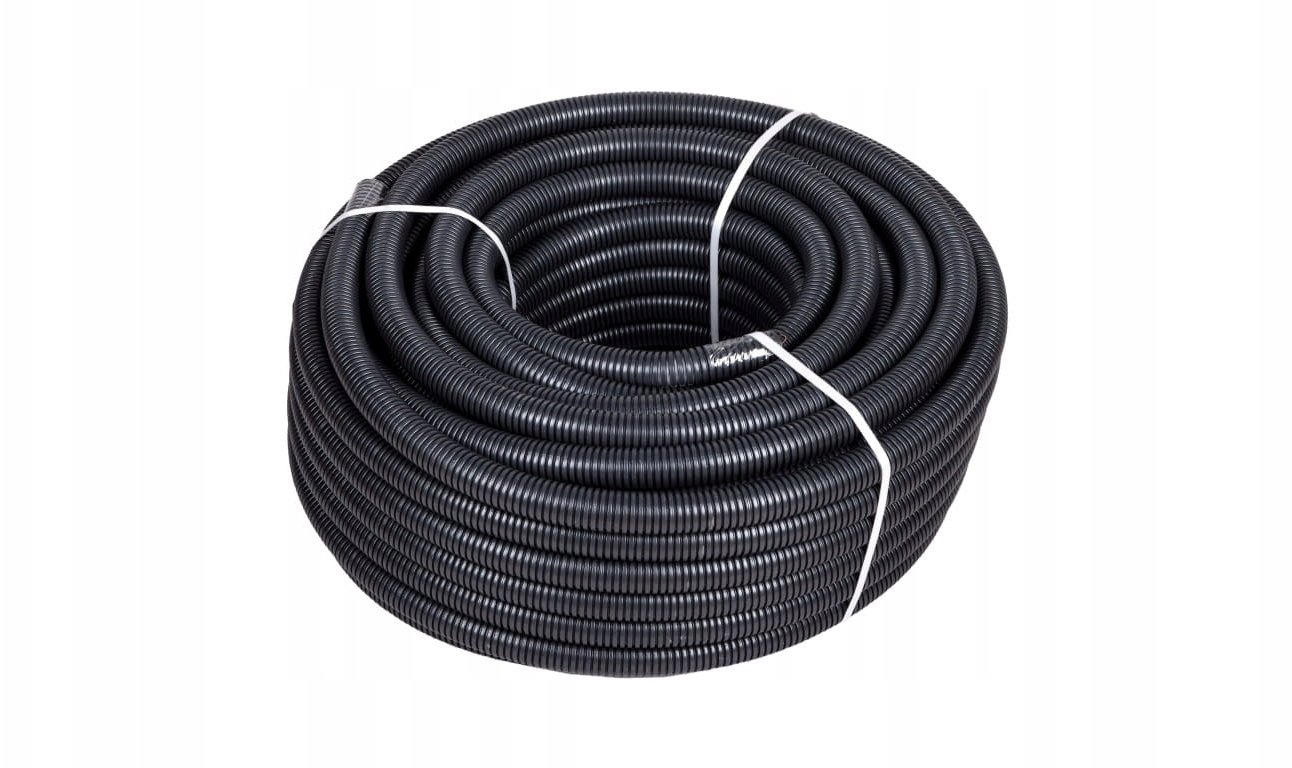 TTPLAST Vlnitá elektroinstalační trubka TT Plast 10292 RKLSP 32/26 PVC 320N s dálkovým ovládáním 50m šedá