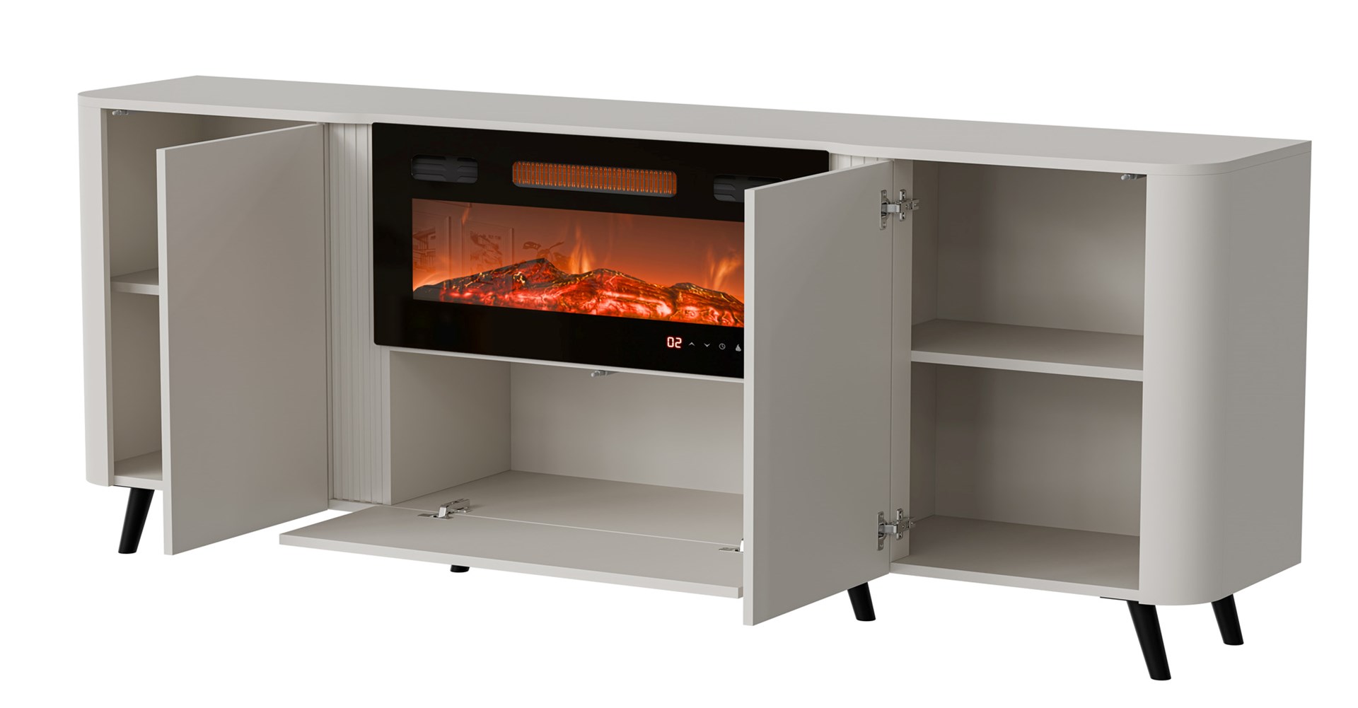 Cama Komoda Volare 200 x 39 x 75 cm kašmír + krb