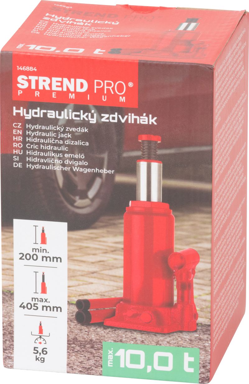 Zdvihák Strend Pro Premium, 10 ton, 200-405 mm, hydraulický