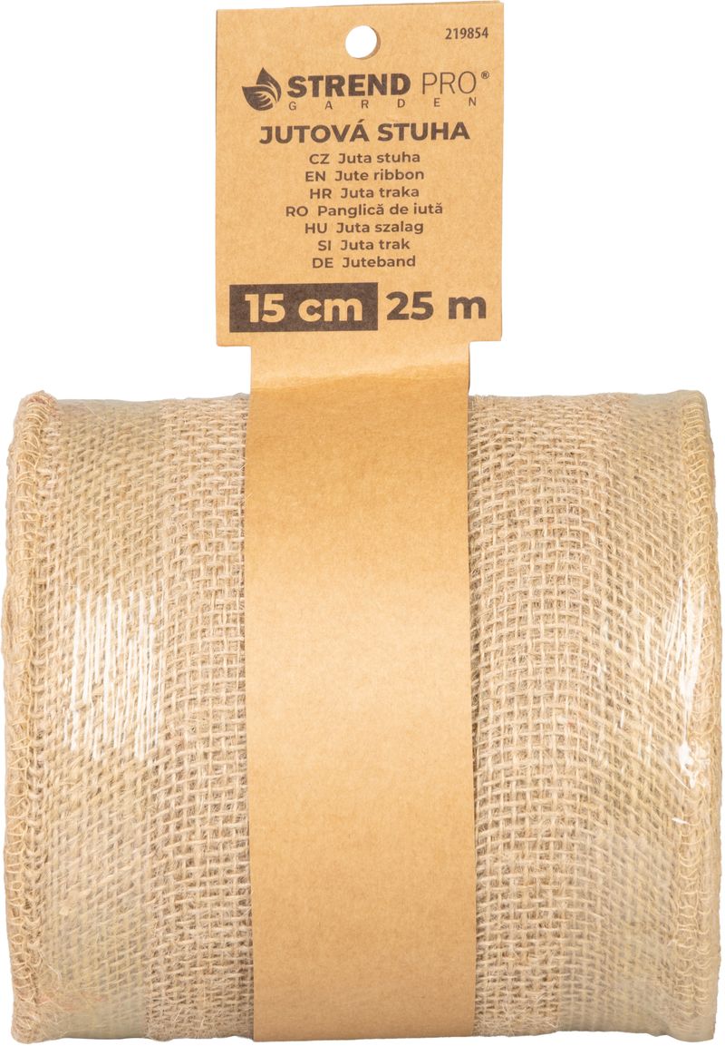 Stuha Strend Pro Garden, jutová, 15 cm, L-25 m, páska