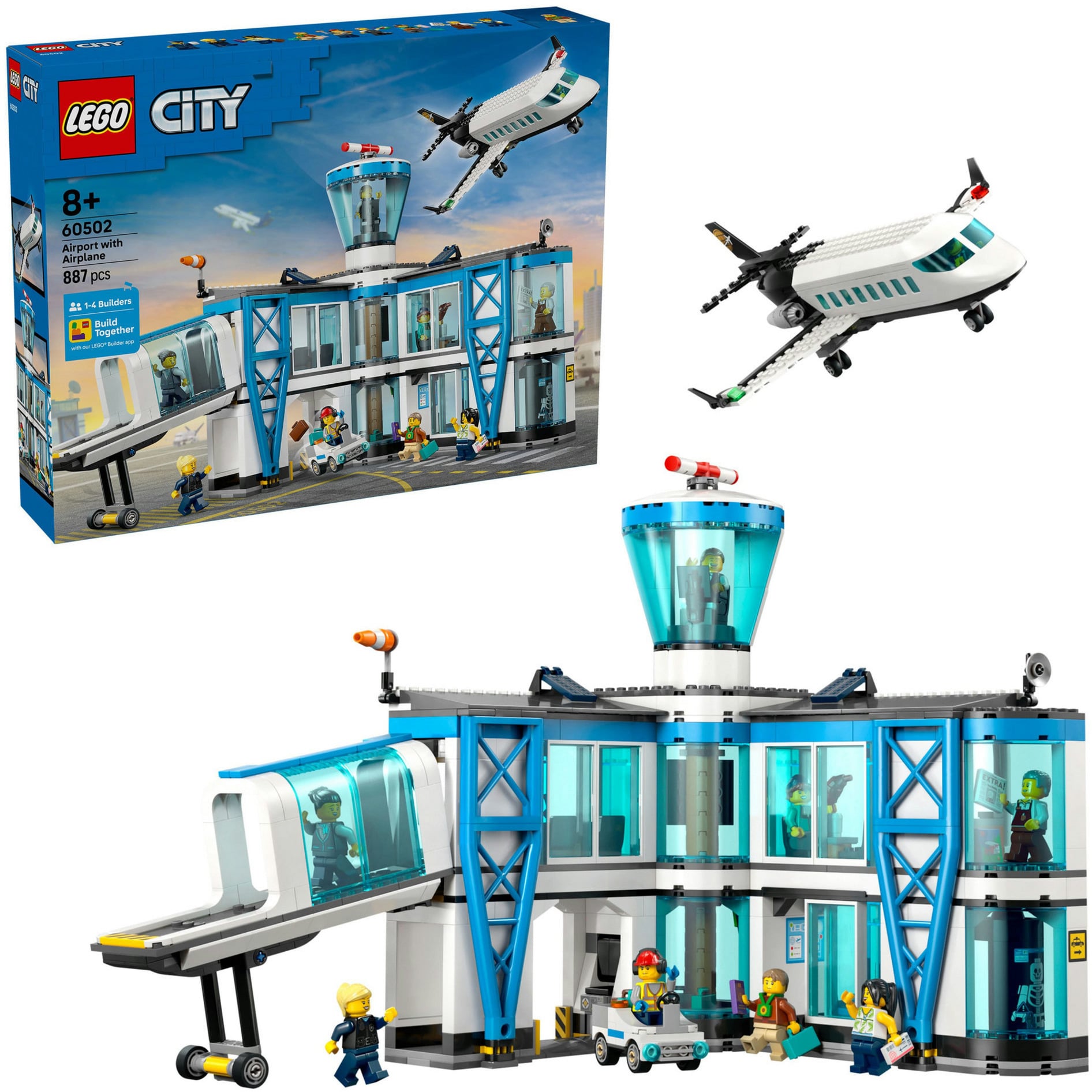 LEGO® City 60502 Letiště s letadlem Stavebnica