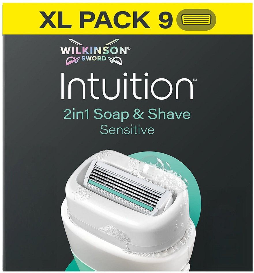 Tanita WILKINSON_Sword Intuition 2v1 Soap & Shave Sensitive žiletky 9 ks.