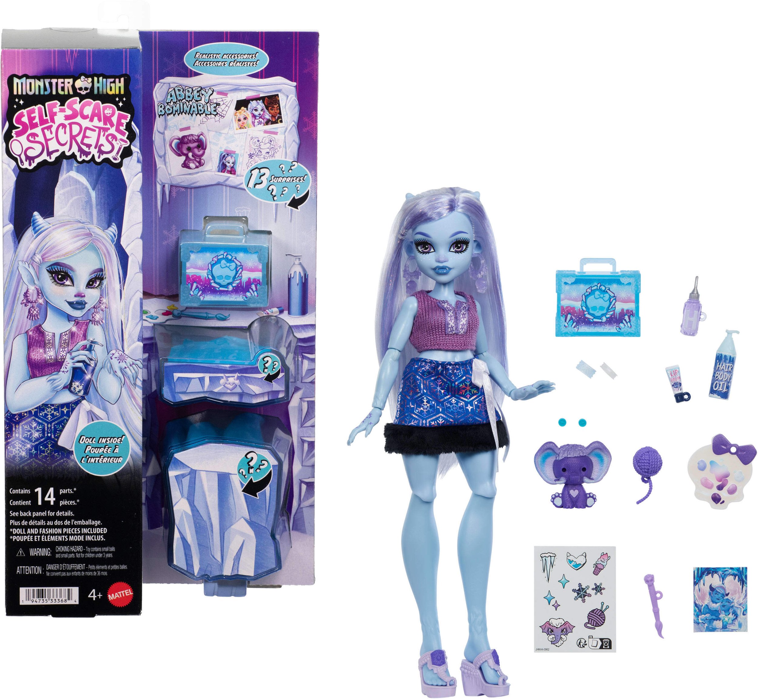 Mattel MONSTER HIGH SEBE-SCARE SECRETS sada Ebenová