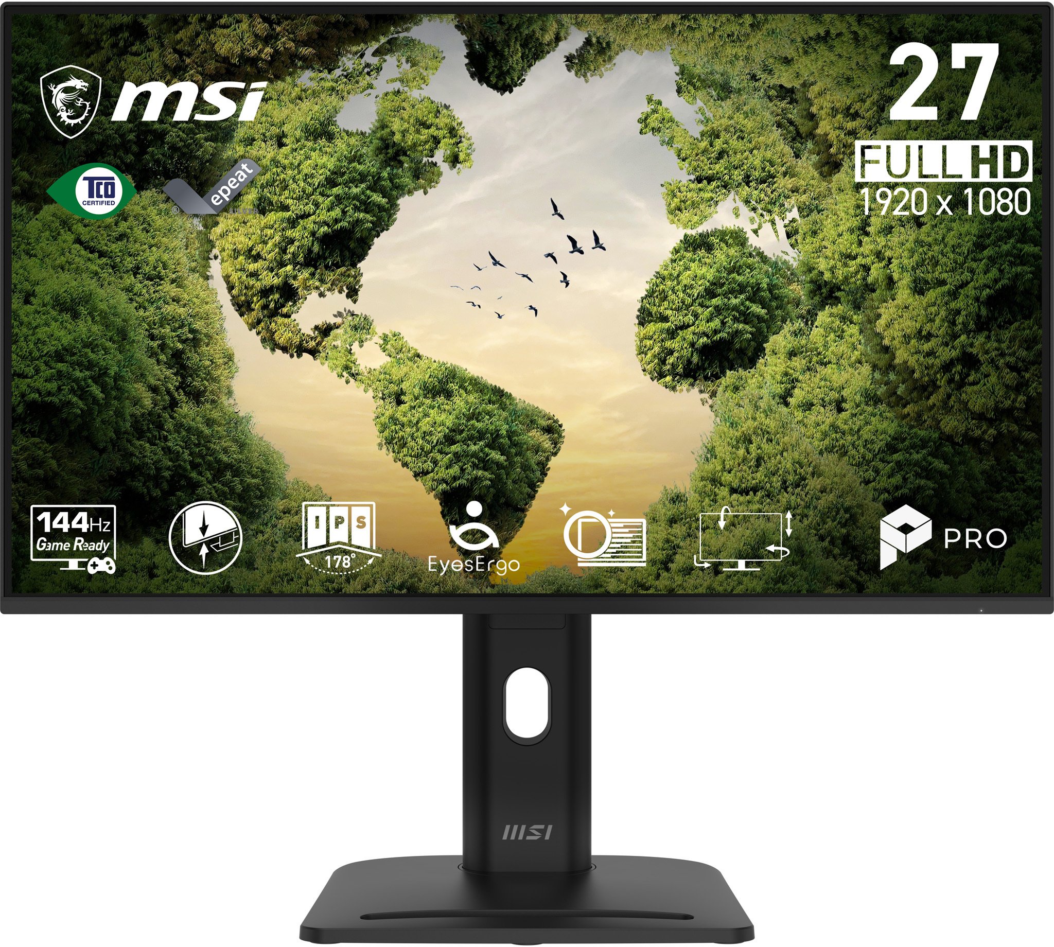 MSI Monitor PRO MP275PGN E14 27 palců/LED/FHD/Zakřivený/144Hz/Černý