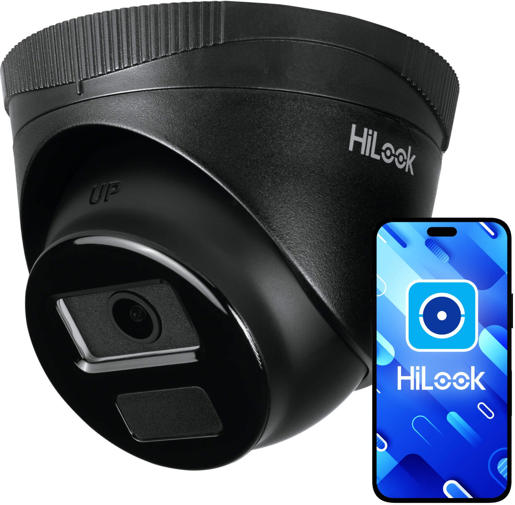 IP kamera Hikvision HiLook IP kamera IPCAM-T4-P černá (IPC-T241H-C černá) 2K+