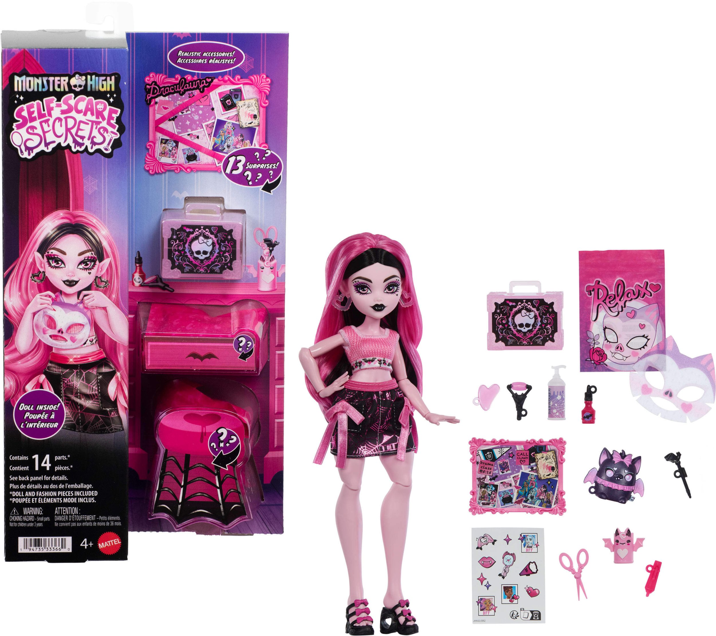 Mattel MONSTER HIGH SELF-SCARE SECRETS sada Drakulauros