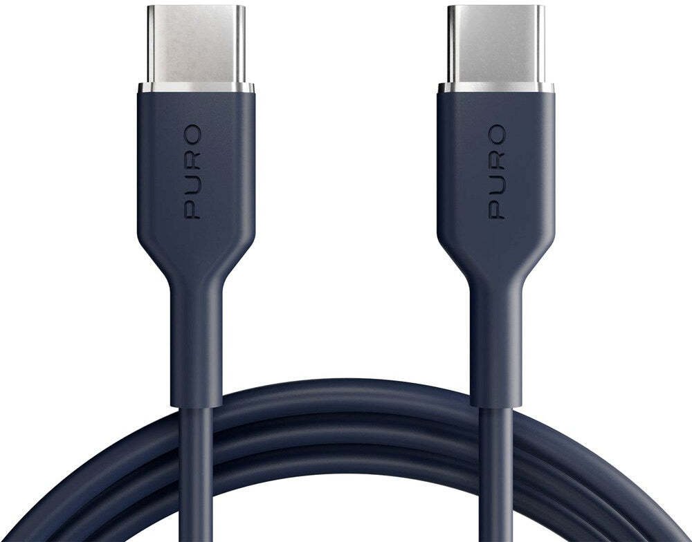 Puro Kabel ICON USB-C - USB-C 1,5 m - tmavě modrý