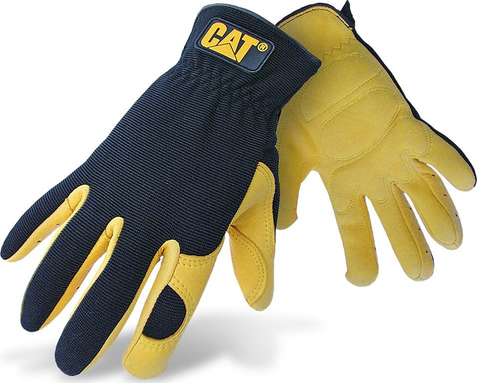 Prémiové rukavice CAT CAT s jelení kůží, gelová podložka, m