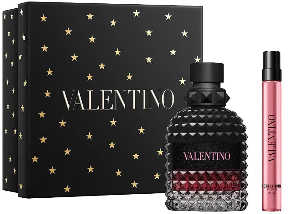 Valentino SET Uomo Born in Roma Intense EDP sprej 50ml + EDP 10ml