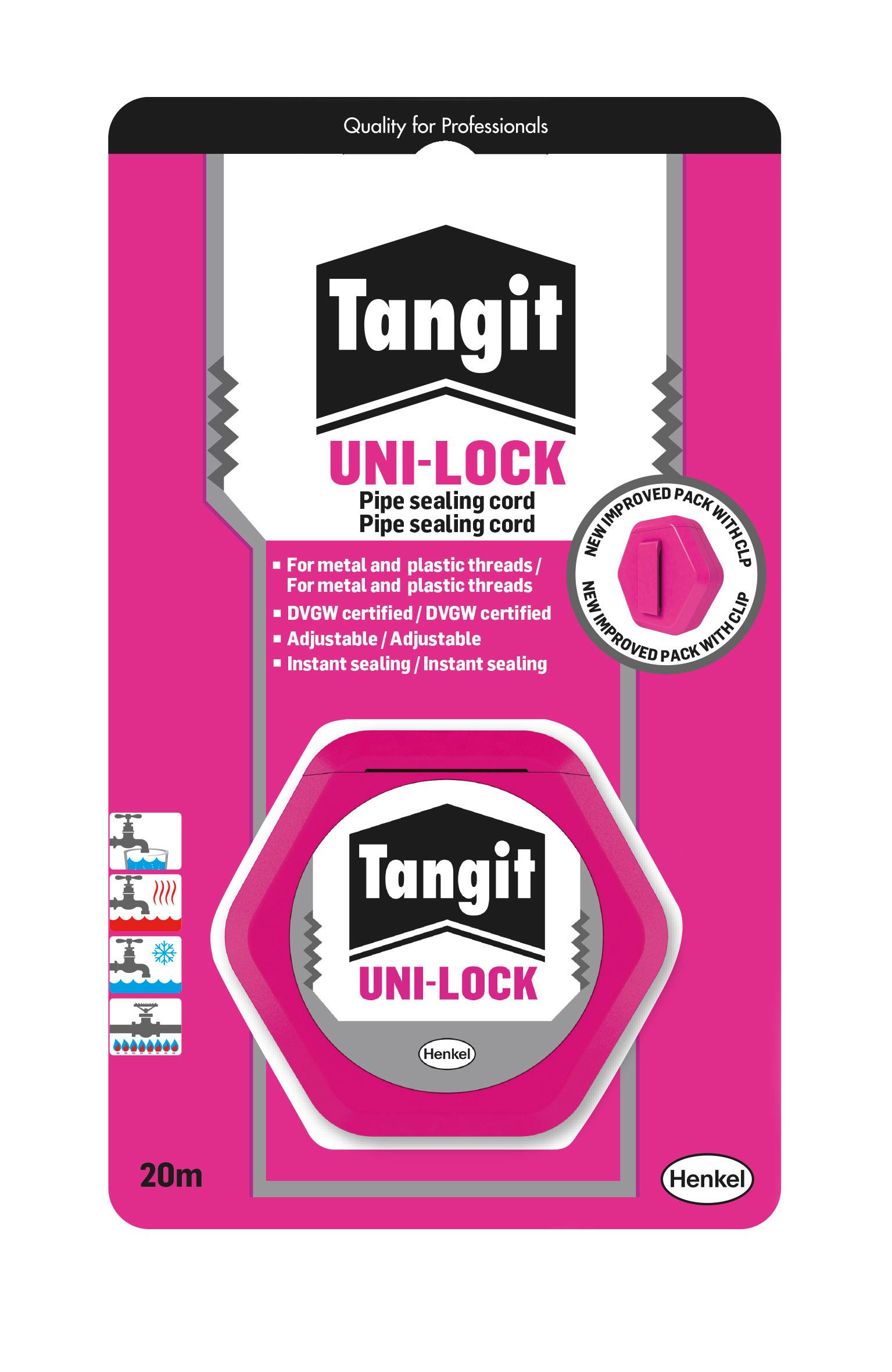 Těsnící závit 20M, Tangit UNI-LOCK