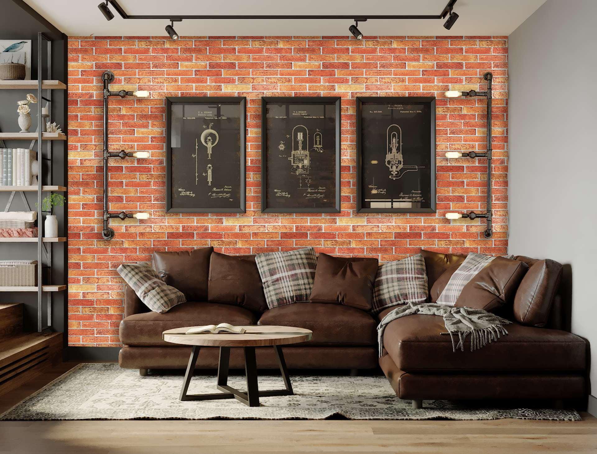 PVC obklad na stěnu 23964, Stěna, 962x499 mm
