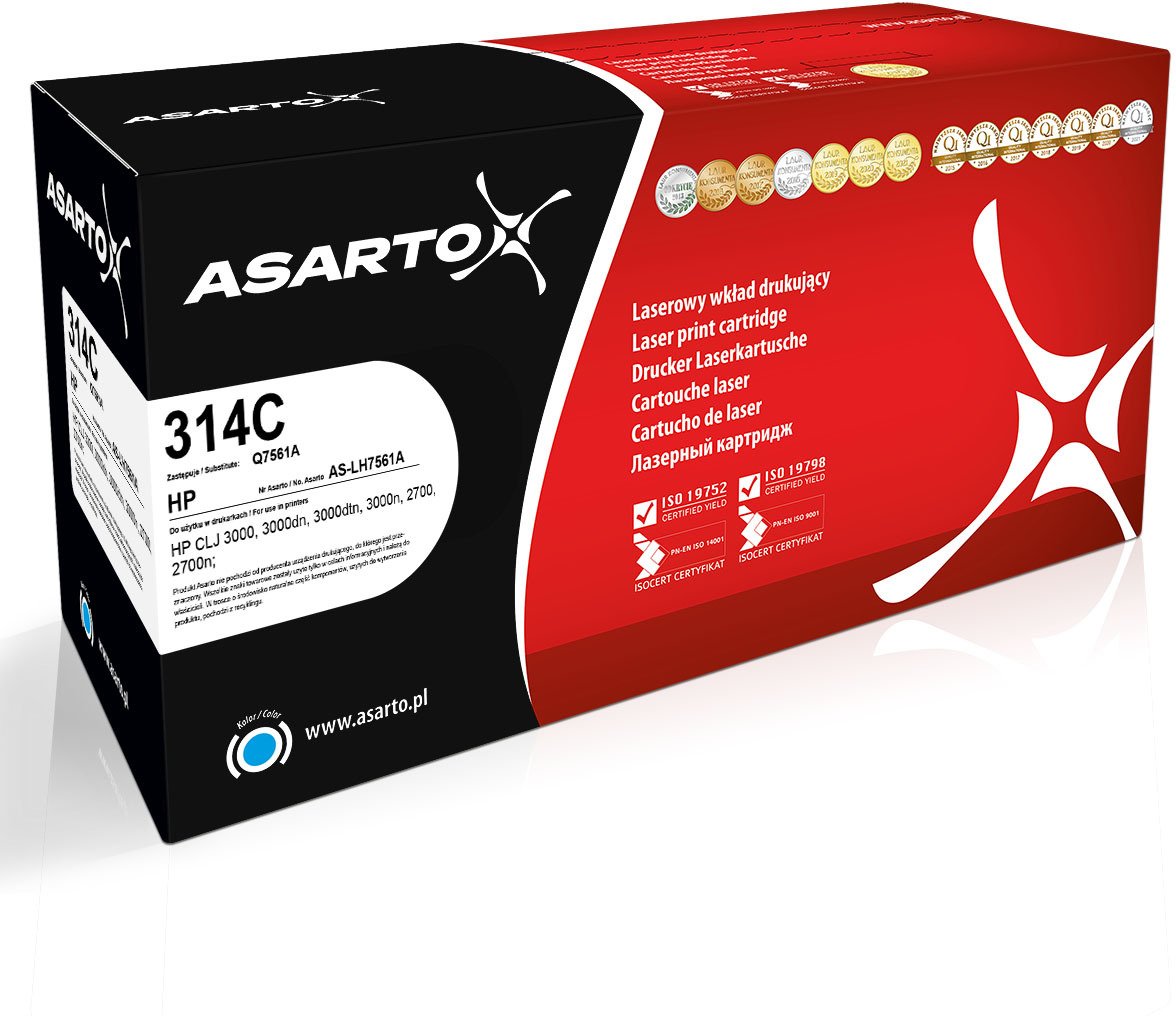 Asarto Toner Asarto pre HP 314A I CLJ 3000/2700 | tyrkysová