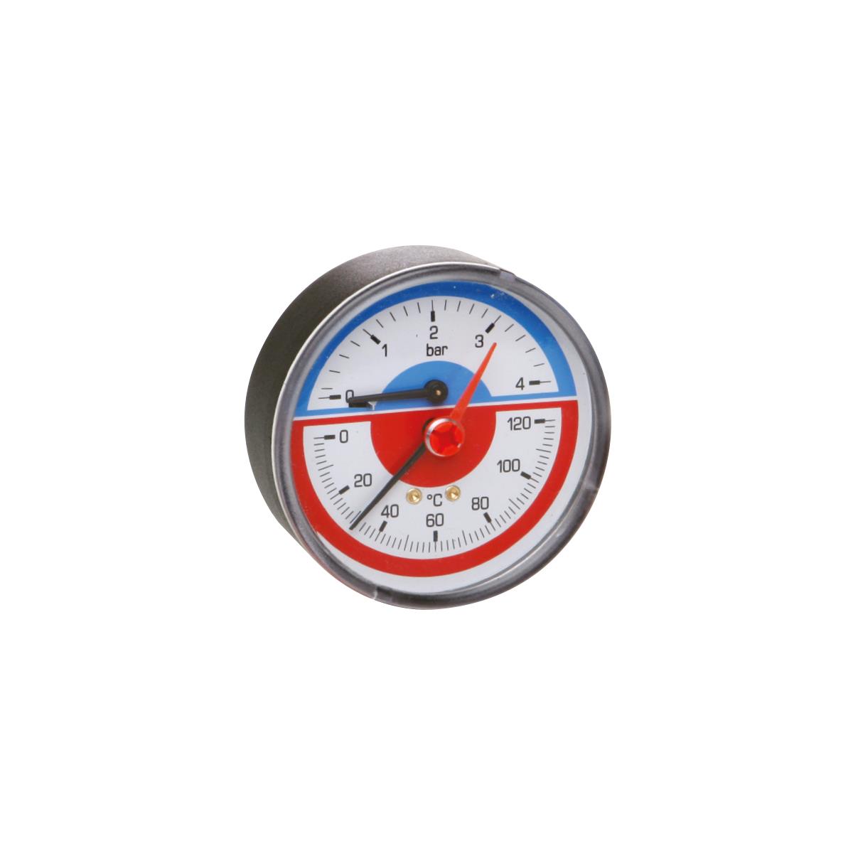 Termomanometr ICMA 1/2 , 6 BAR, 0 - 120°C