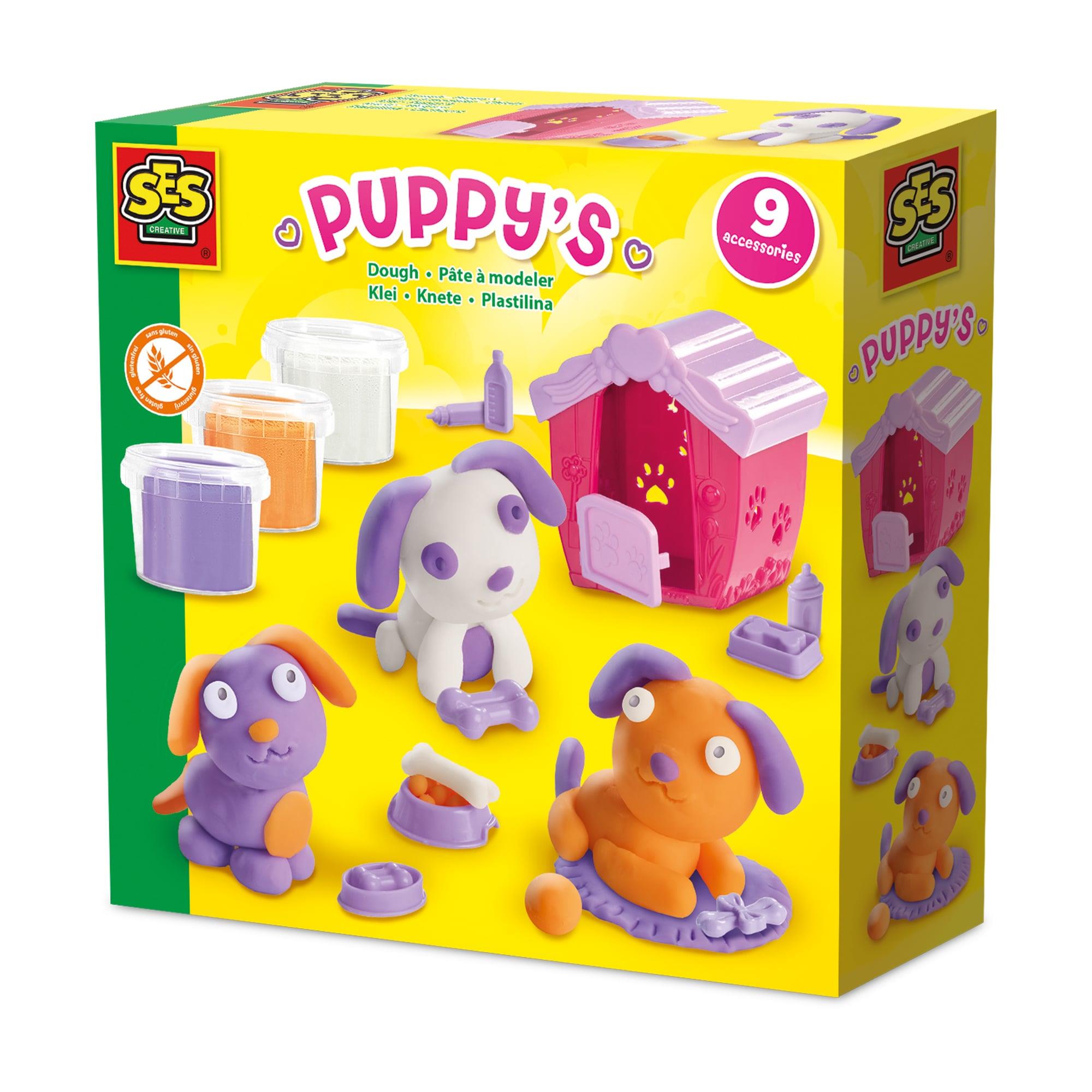 Modelovací sada s nářadím SES Creative Puppy s 00505