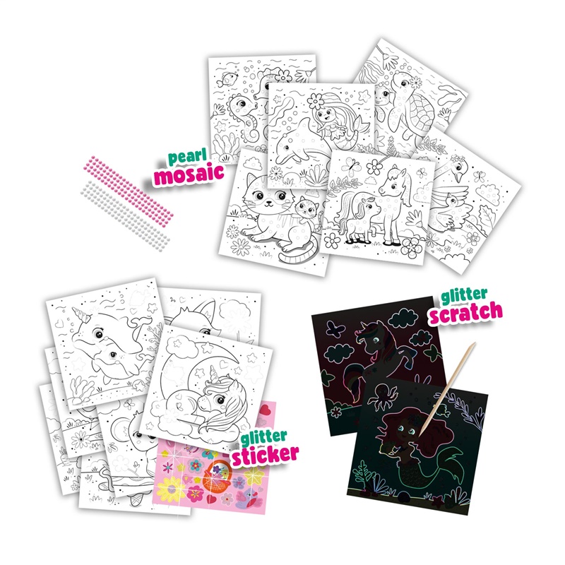 Kreativní sada SES Creative Glitter 00117