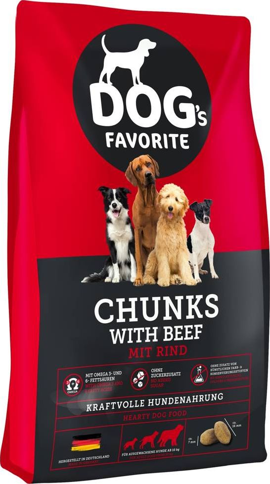 Happy Dog Happy Dog Oblíbené hovězí krmivo pro psy 15 kg