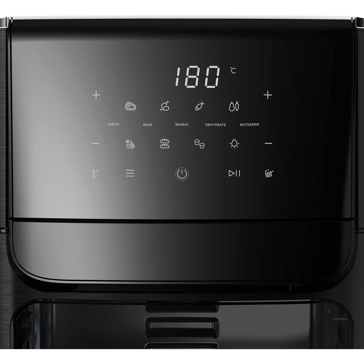 Horkovzdušná fritéza Electrolux EAF12B, černá, 1800 W