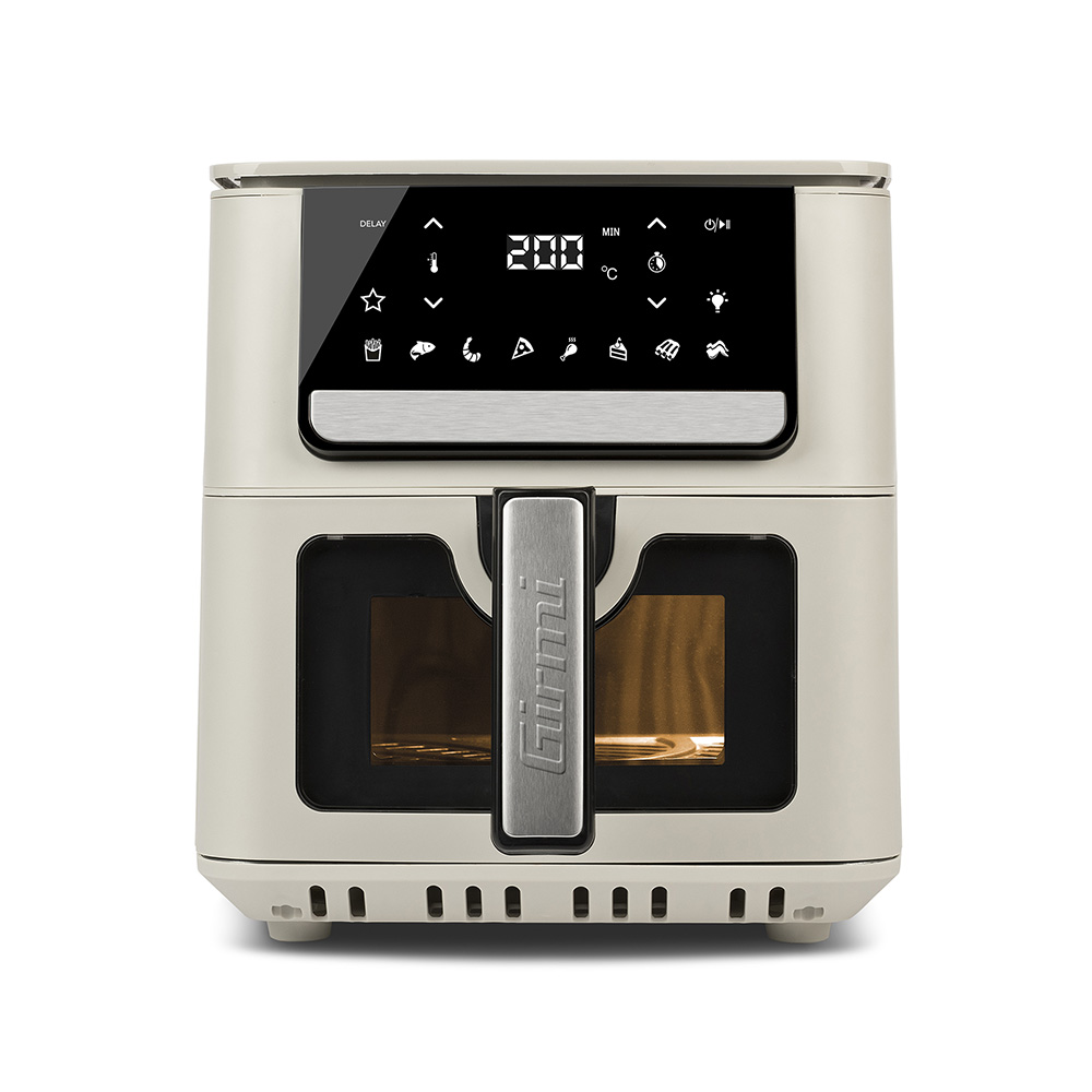 Fritéza Girmi, FG8401, horkovzdušná, kapacita 6,5 l, nastavitelná teplota, časovač, 8 přednastavených programů, 1700 W