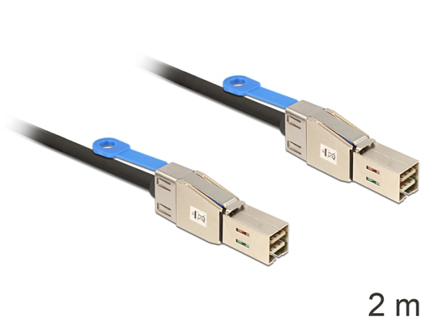 DeLock 83395 Kabel Mini SAS HD SFF 8644 x4 Stecker / Stecker 2 m