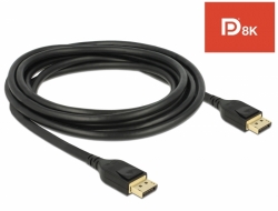 DELOCK 85661 Delock DisplayPort cable 8K 60 Hz 3 m DP 8K certified
