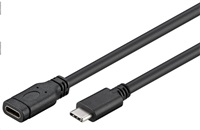 Kabel USB- C prodlužovací (USB 3.1 generation 1), C/M - C/F, 2m