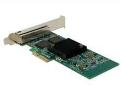 Delock PCI Express Karta > 4 x Gigabit LAN
