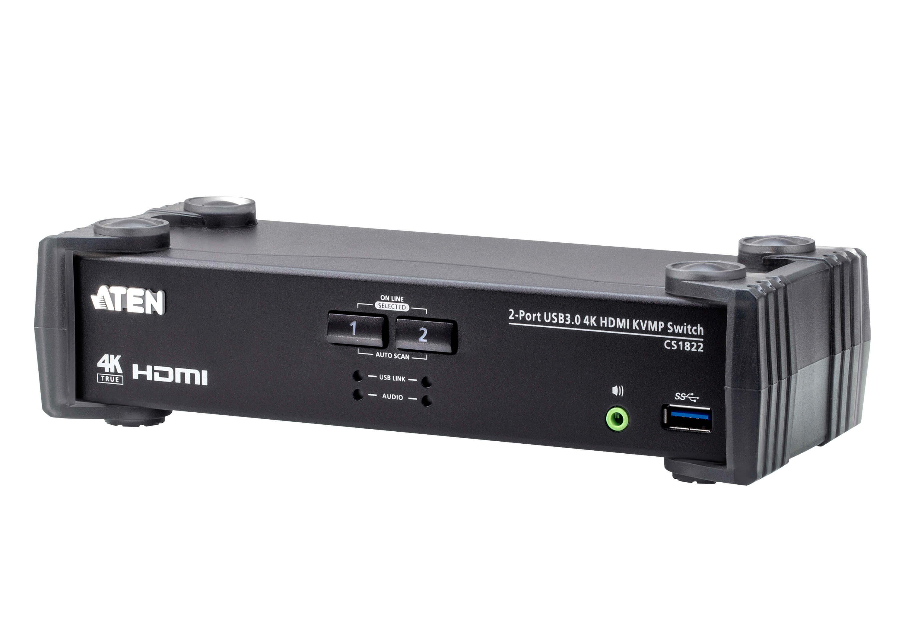 ATEN 2-port USB3.0 4K HDMI KVMP, audio Výrobca