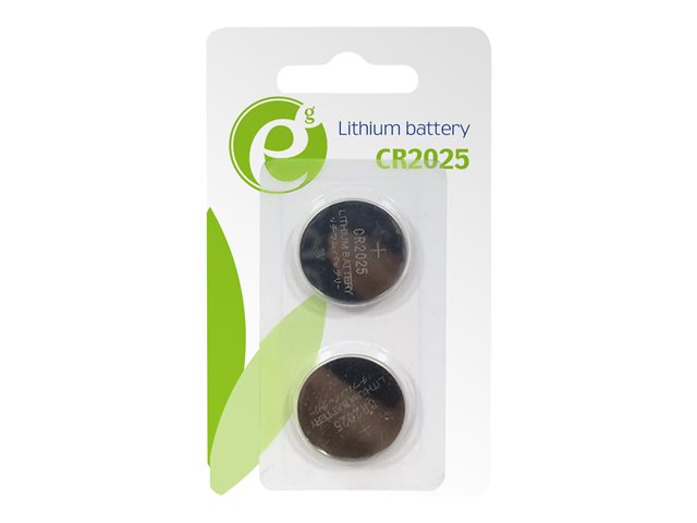 GEMBIRD EG-BA-CR2025-01 Energénia Button cell CR2025, 2-pack, blister