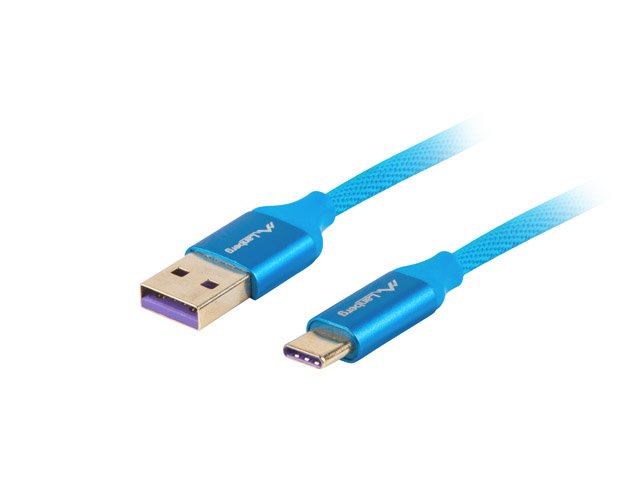 Lanberg Premium USB kabel USB-C (M) -> A (M) 2.0 1M kabel