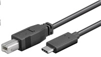 Kabel USB 3.1 konektor C/male - USB 2.0 konektor B/male ,1m