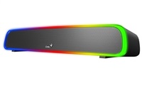 GENIUS reproduktory USB SoundBar 200BT/ Bluetooth/ 3,5  jack/ 4W/ RGB/ černá
