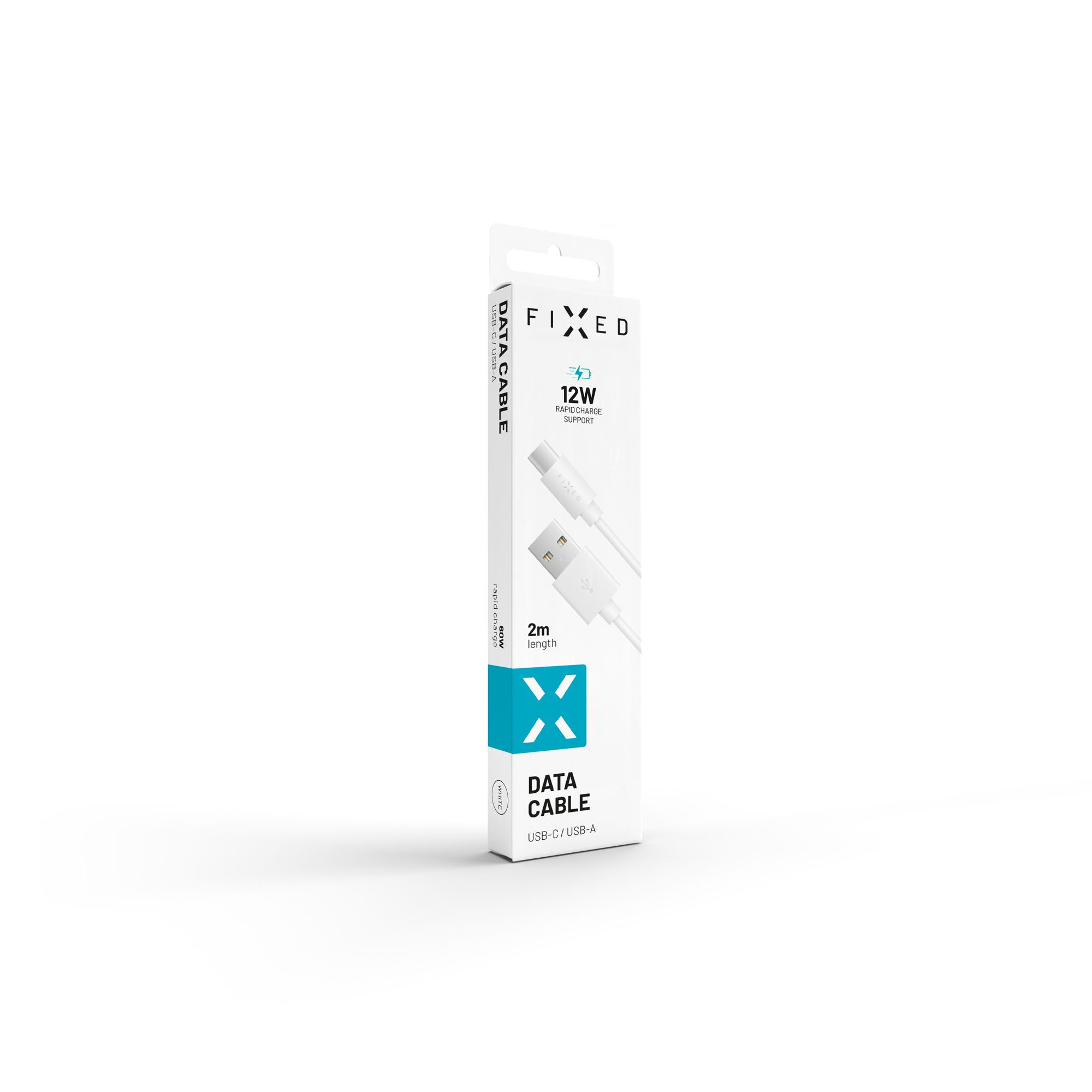 Fixed 2m USB-C kabel, bílý FIXD-UC2M-WH