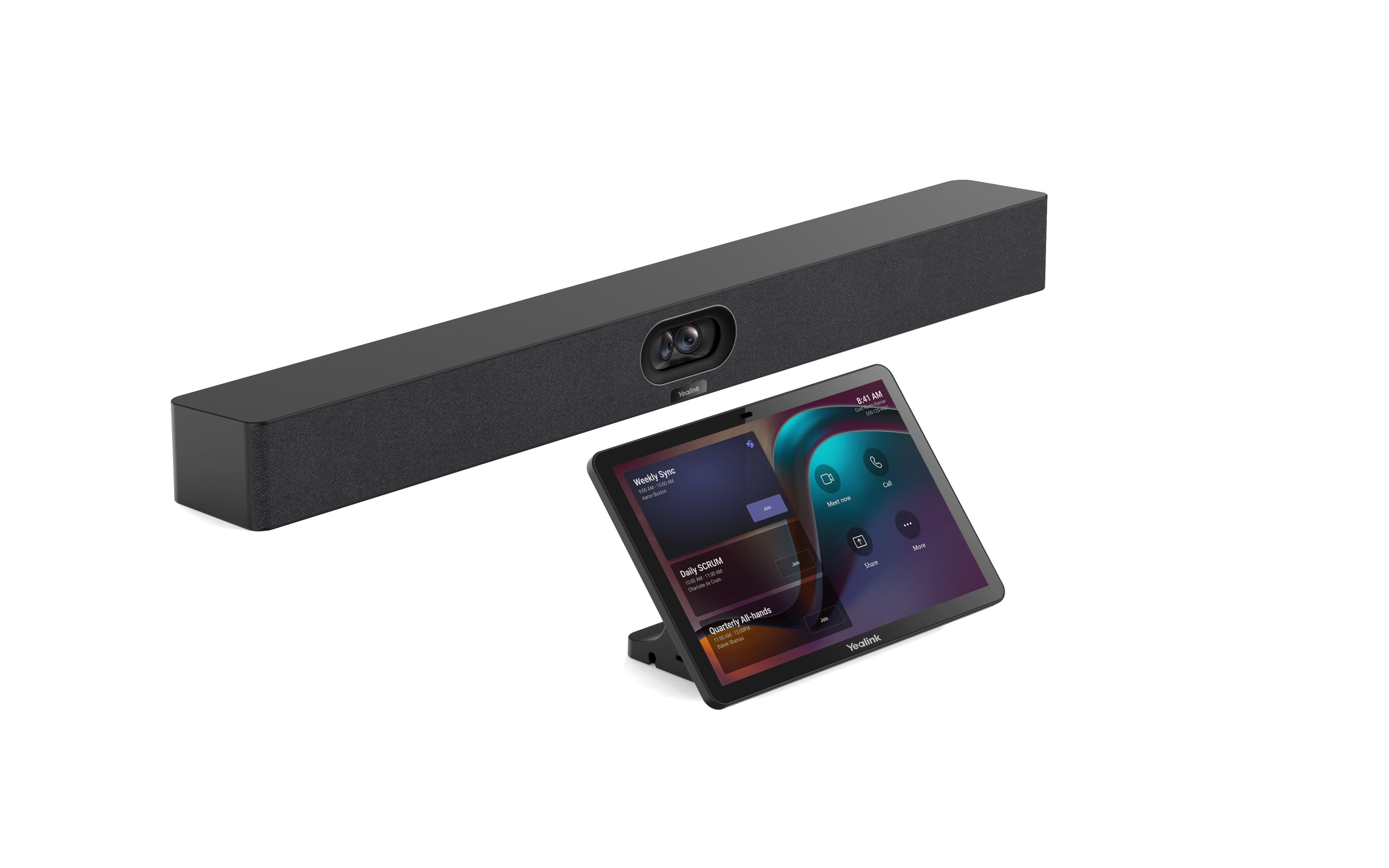Yealink A40-031 All-in-one MeetingBar (MeetingBar A40 + dotykový panel CTP25), 2*48MP,6x digi zoom,8