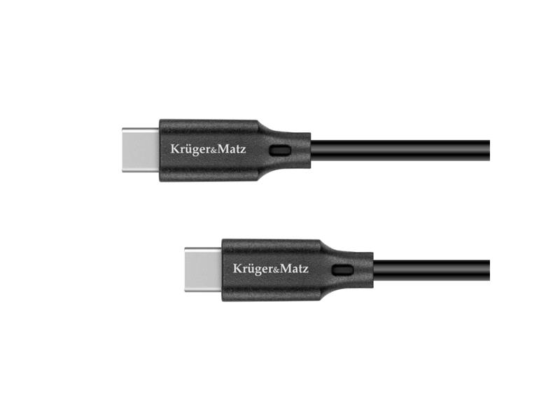 Kabel USB Kruger&Matz USB-C - USB-C 2.5 m Czarny (KM1261)