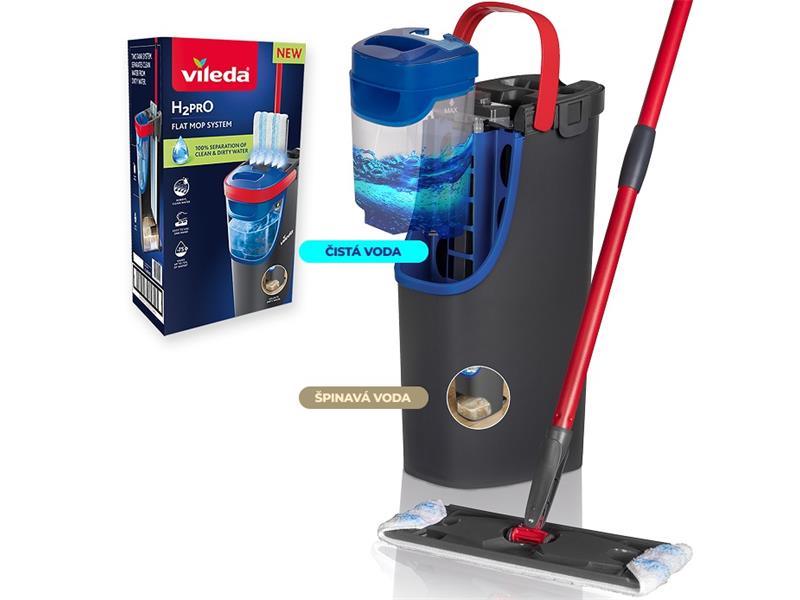 Plochý mop Vileda H2prO