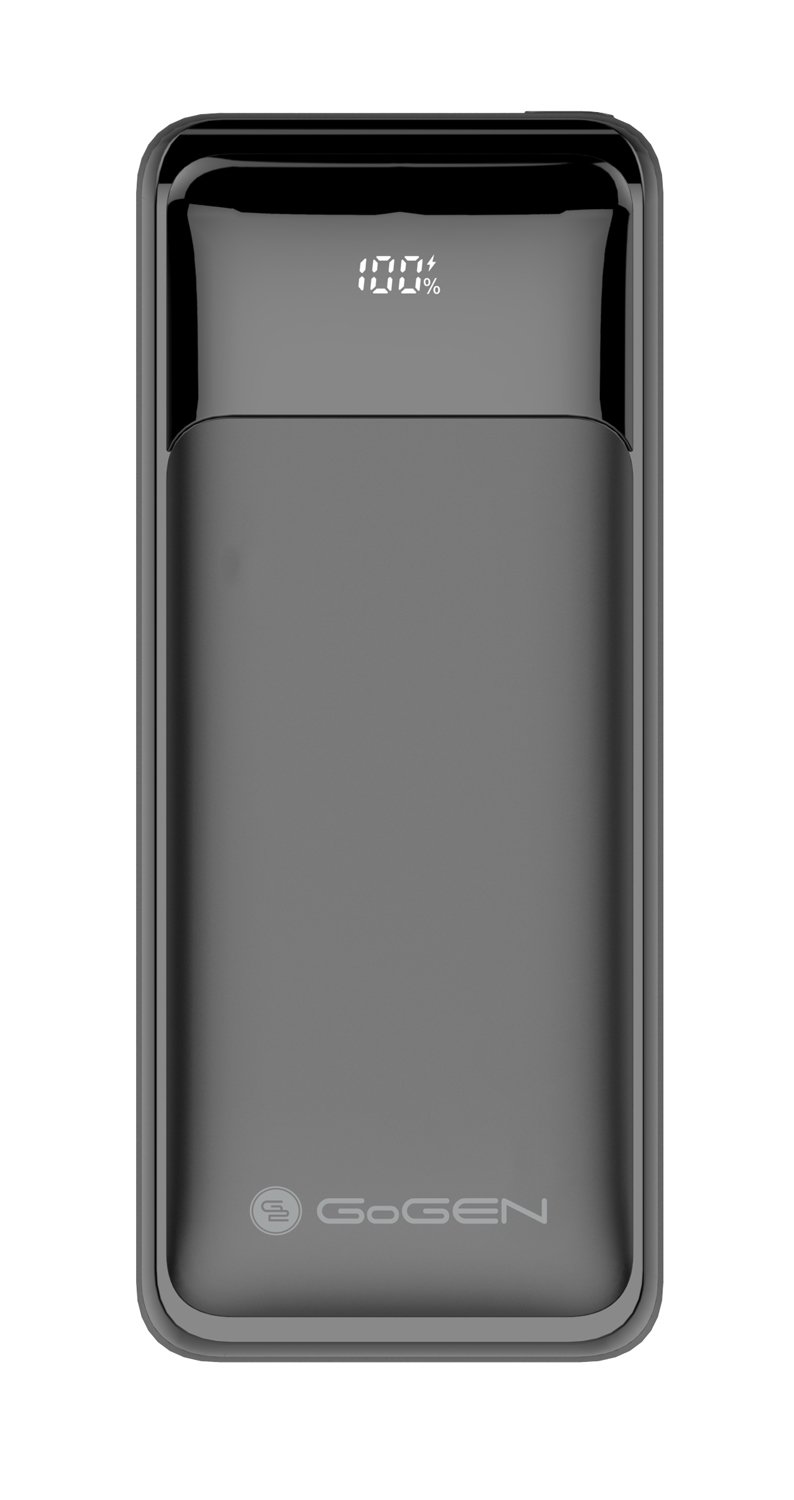 GoGEN 30000 mAh, PB300002B, powerbanka, čierna