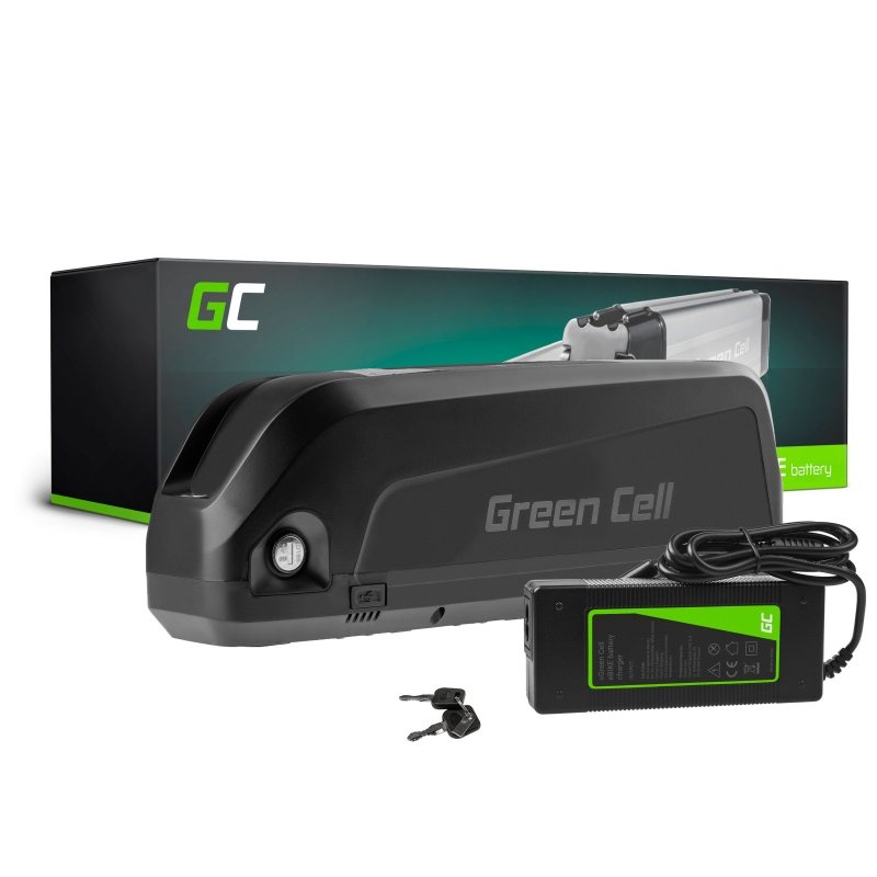 Elektrické kolo Green Cell Green Cell - baterie pro elektrokola s nabíječkou 48V 18Ah 864Wh Li-Ion XLR 3 PIN