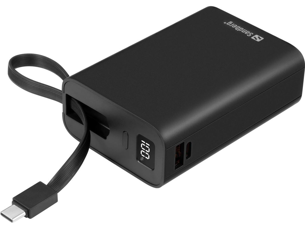 Sandberg Powerbank 20000 mAh PD20W Connect, černá