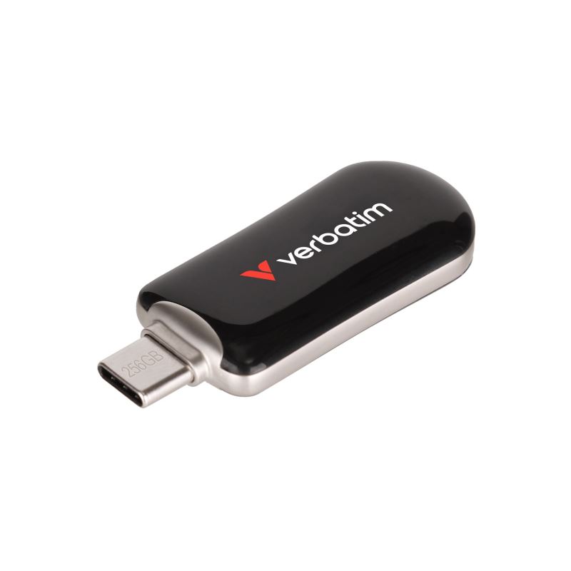 Verbatim Plectra Black     256GB USB-C Flash Drive          30226
