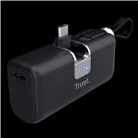 TRUST PACTO 5000 PD POCKET POWERBANK BLK