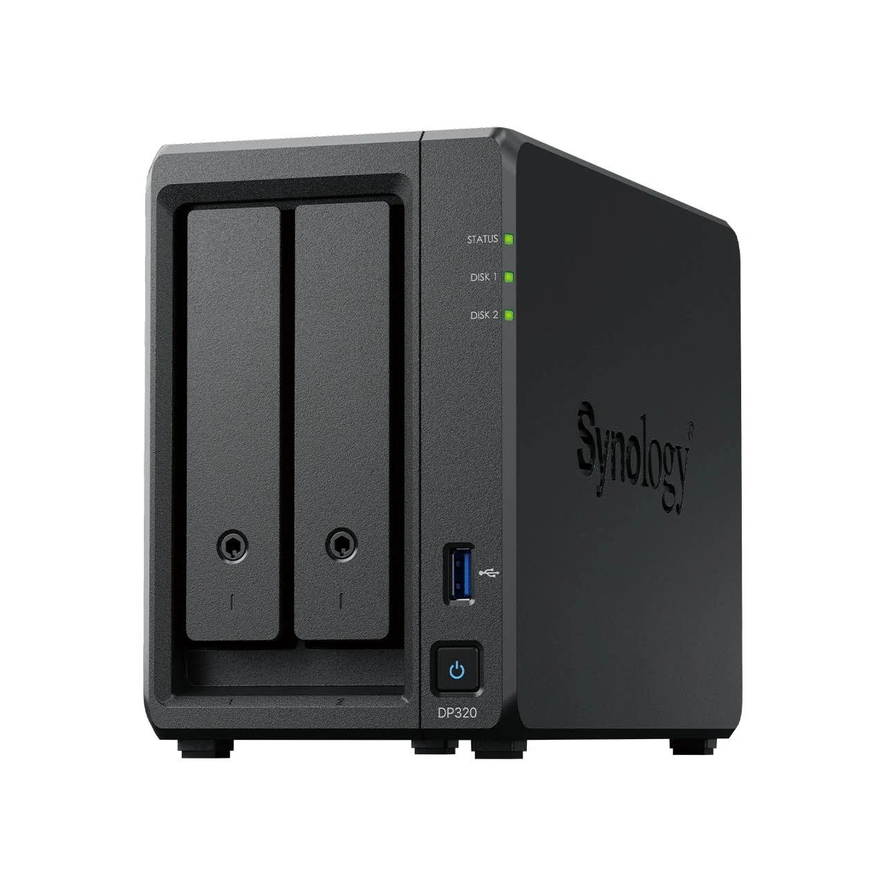 Synology NAS server DP320 AMD R1600 1x8GB 2x8TB 8GB RAM 3Y