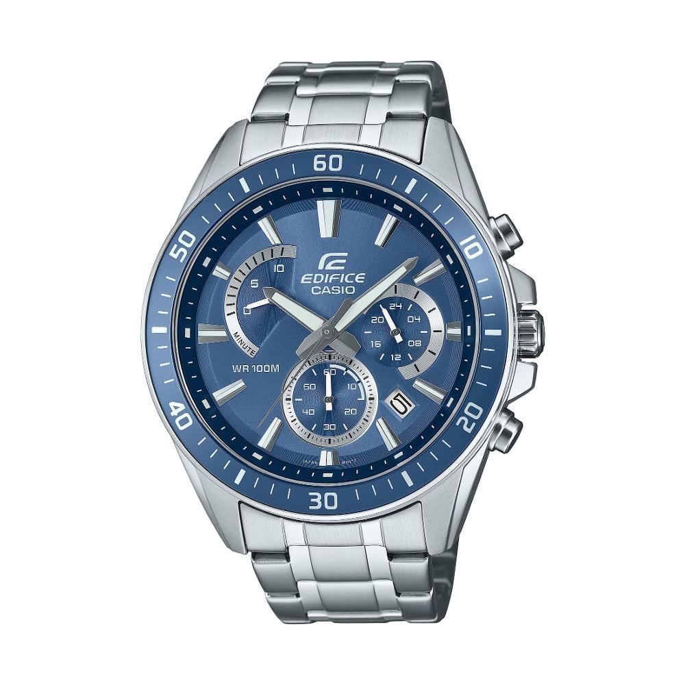 EDIFICE Sportovní hodinky Casio EFR-552D-2AVUEF100m stříbrné barvy