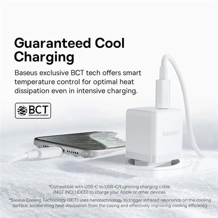 Nabíječka do sítě Baseus Palm 30W, 1xUSB-C bílá