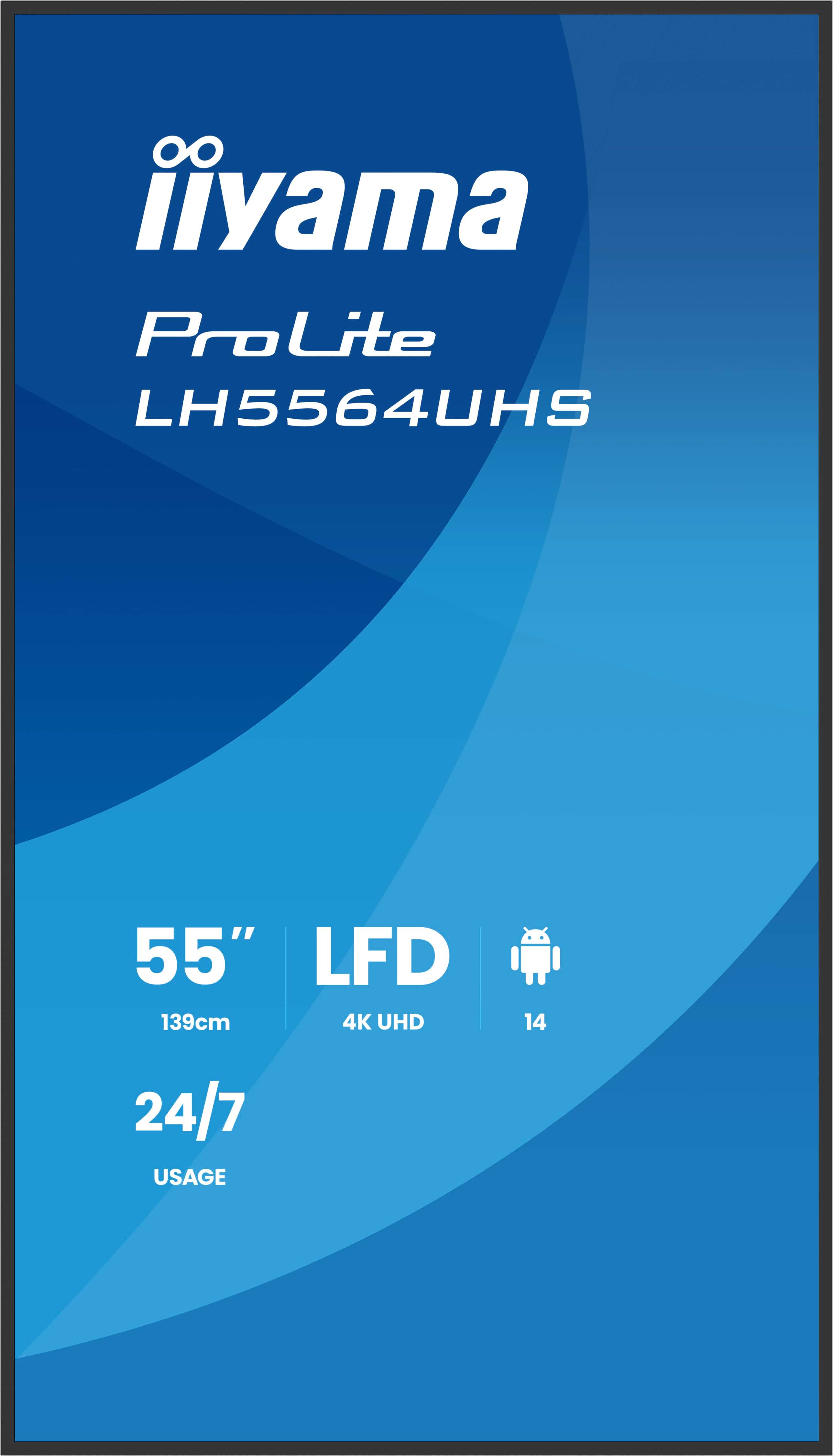 LH5564UHS-B1AG, 55W LCD 4K UHD VA