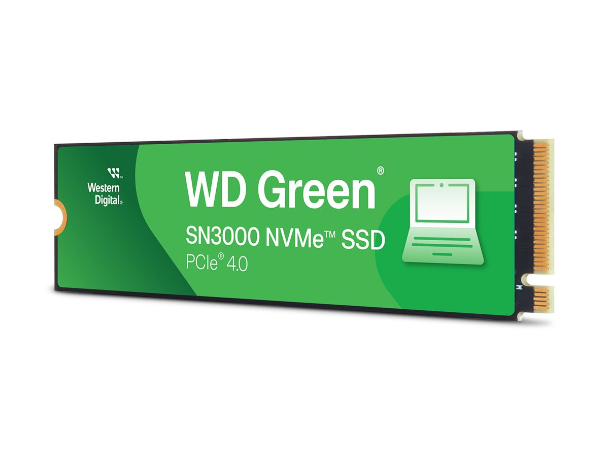 WD GREEN SSD 2TB SN3000, PCIe Gen4x4, M.2 2280, (R:5000/W:4200 MB/s)